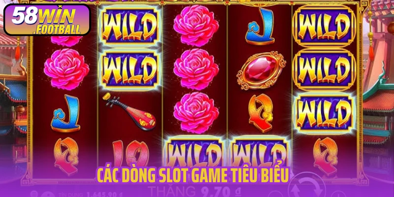 Các dòng slot game tiêu biểu 