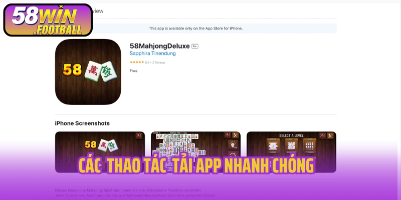 Các thủ tục tải app