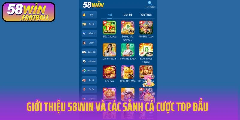 Các sảnh cá cược top đầu tại nhà cái