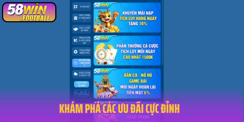 Khám phá các ưu đãi cực đỉnh